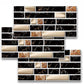 Modern Design Quartz Wall Tile Sticker -24Pcs Self-Adhesive Decor