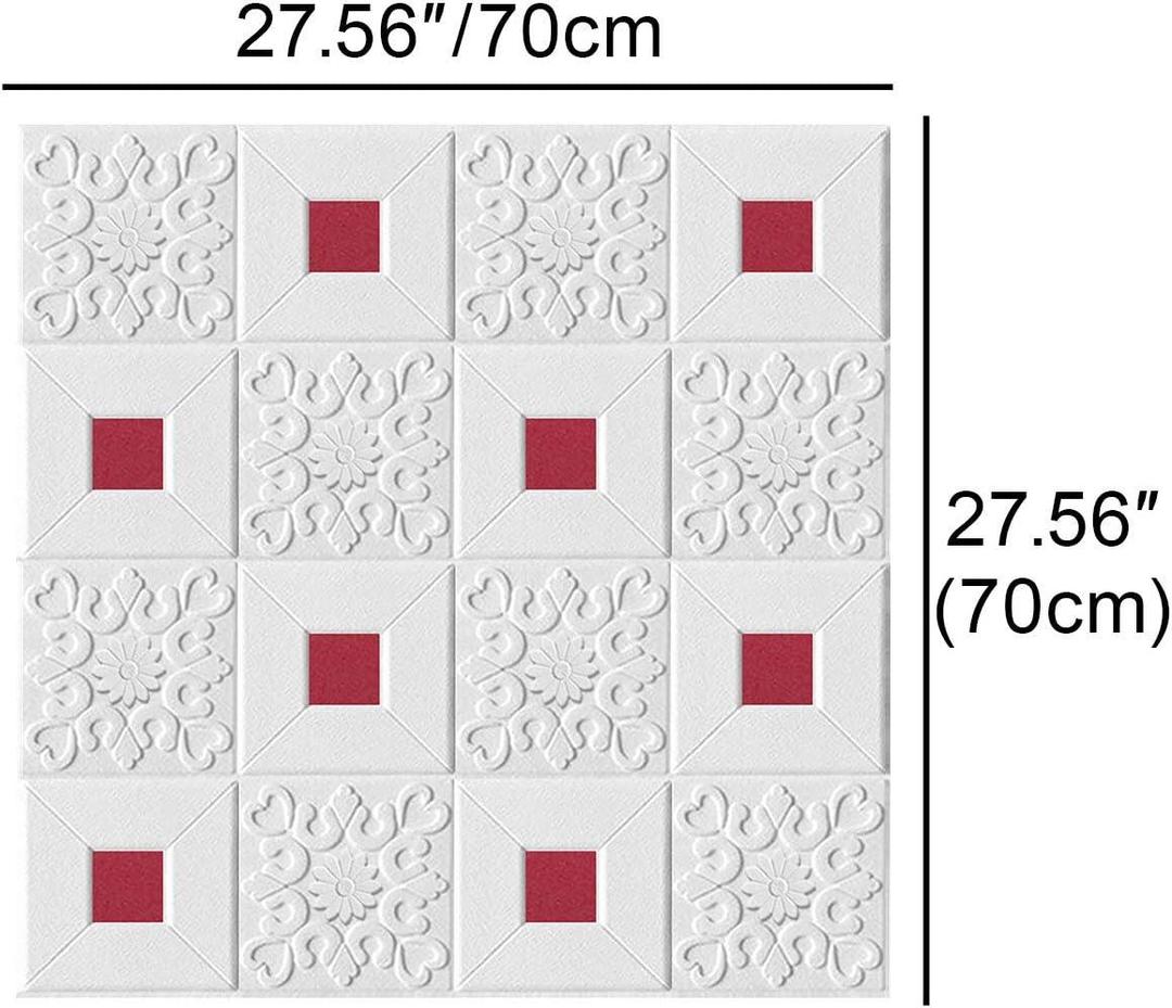 3D Peel & Stick Foam Wall Panels